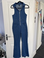 Blue denim dungarees for sale  AYLESBURY