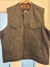 Collarless brown denim for sale  SCUNTHORPE