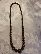 Wooden bead necklace for sale  Hilton Head Island