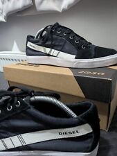 Diesel black trainers for sale  ASHFORD