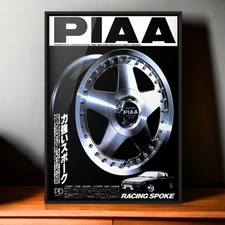 Usado, Anos 90 Vintage Ad PIAA × Nissan Silvia, Roda Genuína Mk5 S13 200SX 240SX comprar usado  Enviando para Brazil