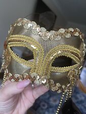 Gold masquerade ball for sale  NOTTINGHAM