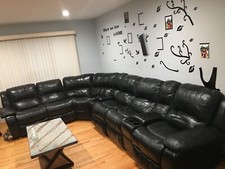 Large leather reclining for sale  Garfield