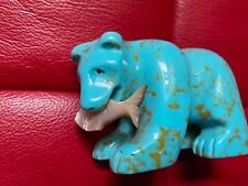 Turquoise bear ornament for sale  WAREHAM