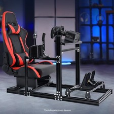 Dardoo Stop aluminium Racing Sim Cockpit z czerwonym siedziskiem pasuje do G29 G920 na sprzedaż  Wysyłka do Poland