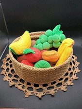 Vtg crocheted basket for sale  New Bedford