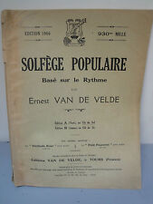 Solfège populaire ernest d'occasion  Ver-sur-Launette