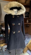 Taillierter dufflecoat kapuze gebraucht kaufen  Triberg im Schwarzwald