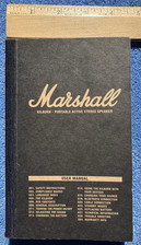 Marshall user manual for sale  Attleboro