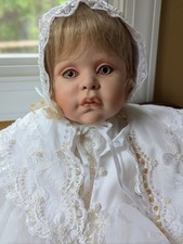 Boneca de porcelana Fayzah Spanos Angel Cheeks bebê cristianização comprar usado  Enviando para Brazil