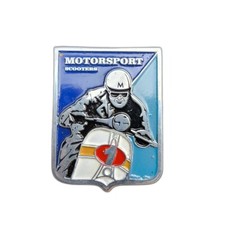 moto vespa sport front logo motosport P/ PIAGGIO EMBLEM BADGE VBB GS VBA VN comprar usado  Enviando para Brazil