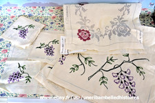 Nappe carréé serviettes d'occasion  Beuzeville