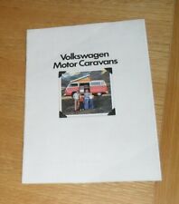 Volkswagen camper brochure for sale  FAREHAM