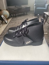 Clarks black leather for sale  BLACKPOOL
