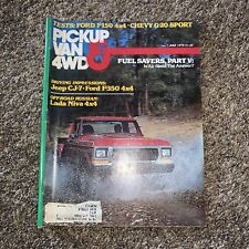 Usado, Pickup Van & 4WD Mag Fuel Savers Part V Jeep CJ-7 Ford F350 July 1979 051021nonr comprar usado  Enviando para Brazil