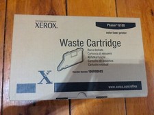 Cartucho de resíduos Xerox Phaser 6100 6100n genuíno novo em folha na caixa caixa caixa aberta comprar usado  Enviando para Brazil