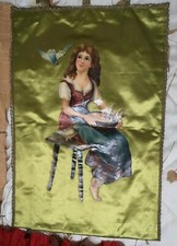 Antica pittura seta usato  Siracusa