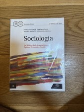 Sociologia. per liceo usato  Serravalle Sesia