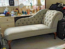 Chaise longue green for sale  LEAMINGTON SPA