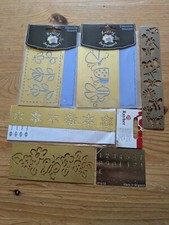 Metal embossing stencils for sale  YORK