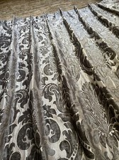 Velvet damask curtains for sale  LEDBURY