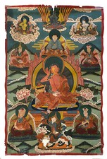 Thangka hand painted for sale  New York
