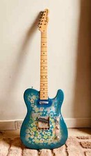 Fender blue flower for sale  LONDON