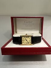 Cartier vermeil tank usato  Blufi