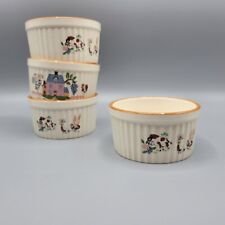 Conjunto de 4 tigelas vintage de grés para micro-ondas Country Home Ramekins caixa original comprar usado  Enviando para Brazil