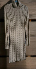 Strickkleid beige zopfmuster gebraucht kaufen  Werne