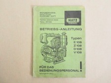 Hatz 108 motor gebraucht kaufen  Merseburg