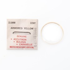 Original Legítimo Bulova Acrílico 319AY Relógio De Cristal Transparente 33.6mm parte (C1D11) comprar usado  Enviando para Brazil