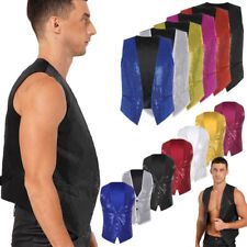 Colete Masculino Terno Negócios Formal Vestido Colete Ajuste Regular Colete Smoking Casamento comprar usado  Enviando para Brazil