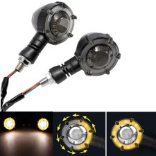 Luz indicadora LED âmbar sinal de seta motocicleta luz de circulação DRL universal EUA comprar usado  Enviando para Brazil