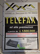 Manifesto xaam telefax usato  Viterbo