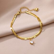 Damen fusskette zirkonia gebraucht kaufen  Grünstadt