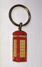 Chaveiro vintage Londres Inglaterra Reino Unido cabine telefônica vermelha lembrança AWN comprar usado  Enviando para Brazil