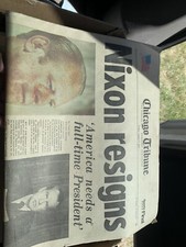 Vintage newspaper nixon for sale  North Prairie
