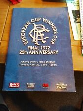 Rangers european cup for sale  DUNBAR