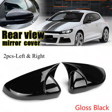 For VW Golf MK6 GTI GTD R 2009-2013 GLOSS BLACK DOOR WING MIRROR COVER CAPS CASE comprar usado  Enviando para Brazil