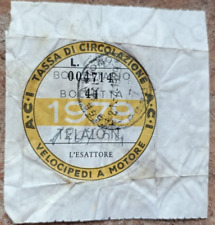 Bollo aci 1979 usato  Perugia