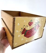 Vtg wooden crate for sale  Chesterton