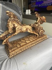 Horse chariot statue for sale  SHEFFIELD