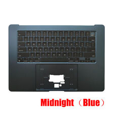Capa superior teclado descanso para as mãos azul meia-noite para MacBook Air 15" M2 A2941 2023 EUA comprar usado  Enviando para Brazil