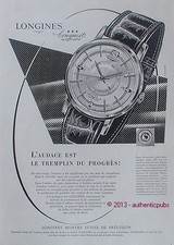 Publicite longines montre d'occasion  Cires-lès-Mello