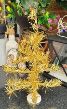Vintage gold tinsel for sale  NOTTINGHAM