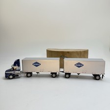 Overnite 1:64 PEM Hartoy Volvo 610 Day Cab Diecast semi reboques duplos Overnite comprar usado  Enviando para Brazil