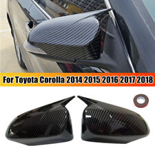 Tampa de espelho estilo buzina de fibra de carbono asa lateral para Toyota Corolla 2014-2018 comprar usado  Enviando para Brazil