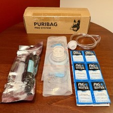 Sistema Puribag Pro - Kit de tratamiento de agua móvil para agua potable limpia CUALQUIER LUGAR segunda mano  Embacar hacia Mexico