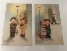 Cartoline illustrate bambini usato  Bologna